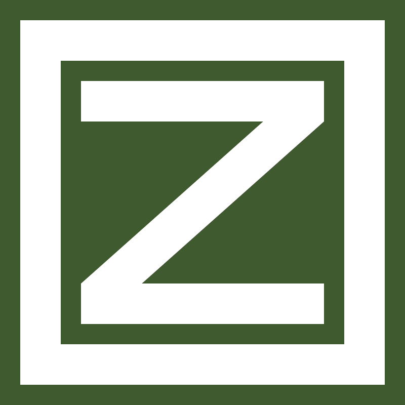 символика Za наших Z внутри квадрата